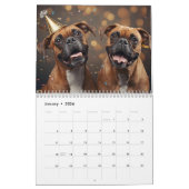 2026 Boxer Dog Wall Calendar | 12 Month Calendar カレンダー (1月 2026)