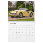 2026 British Classics Calendar カレンダー (3月 2026)