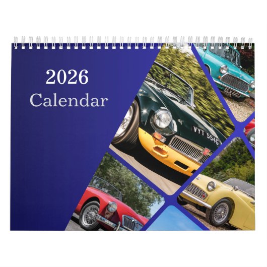 2026 British Classics Calendar カレンダー (カバー)