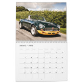 2026 British Classics Calendar カレンダー (1月 2026)