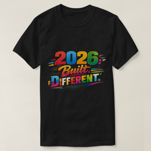 2026: Built Different | Ultimate Edition Tシャツ (デザイン正面)