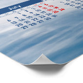 2026 Buran Soviet Shuttle Poster Calendar ポスター (角)