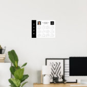 2026 Business Logo写真フルイヤーウォールカレンダー ポスター (ホームオフィス)