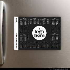 2026 Business Logo Full Year Magnetic Calendar