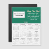 2026 Business Logo Mini Calendar (正面/裏面)