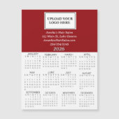 2026 Business Logo Mini Calendar (正面)