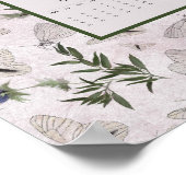 2026 Butterflies Thistle Wall Calendar ポスター (角)