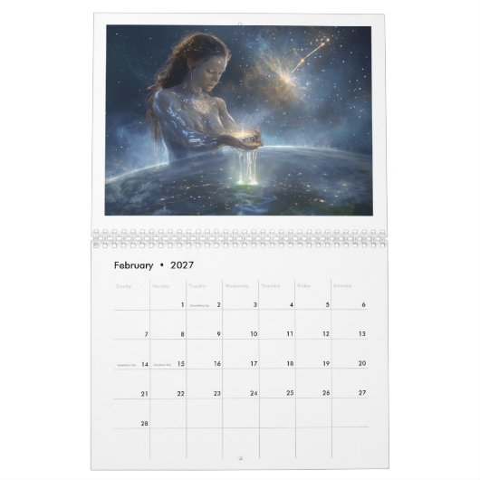 2026 CALENDAR  カレンダー (2月 2027)