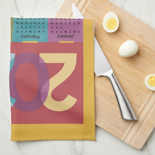 2026 Calendar キッチンタオル (四つ折り)