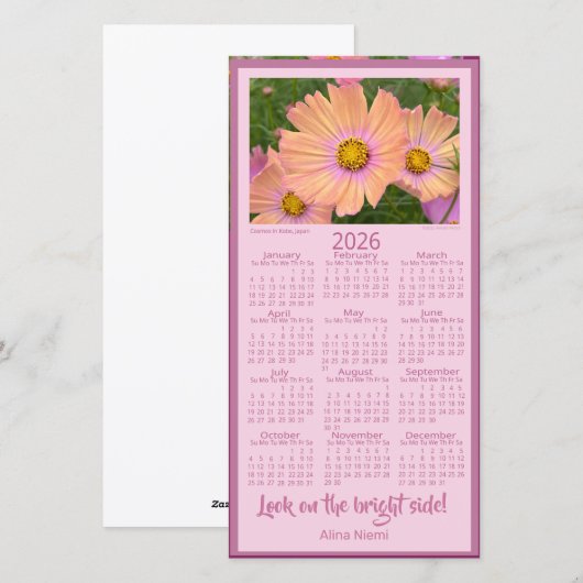  2026 Calendar  シーズンカード (正面/裏面)