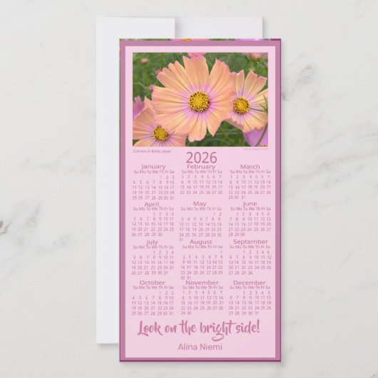 2026 Calendar シーズンカード (正面)