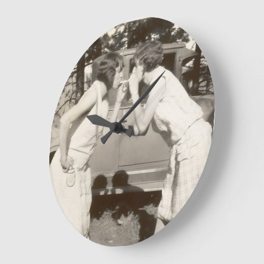 2026 Calendar ラージ壁時計 (傾斜)