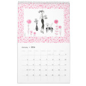 2026 Calendar 17 x 11 / Anne Keenan Higgins カレンダー (1月 2026)