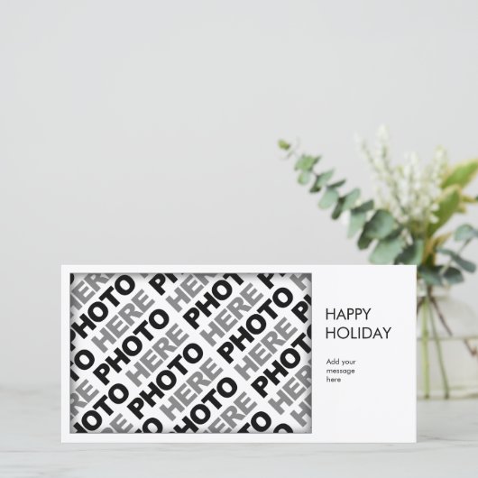 2026 Calendar Add 1 Photo Simple Card (スタンド正面)