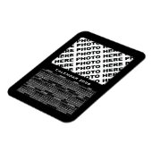 2026 Calendar Add 1 Photos Magnet Black マグネット (左側)