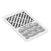 2026 Calendar Add 1 Photos Magnet White マグネット (右側)