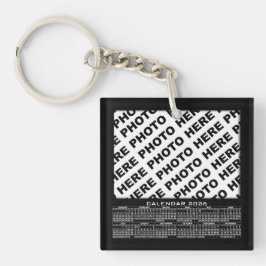 2026 Calendar Add 3 Photos Keychain キーホルダー
