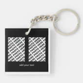 2026 Calendar Add 3 Photos Keychain キーホルダー (裏面)