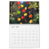 2026 Calendar (Autumn Leaves- Created by Grok) カレンダー (3月 2026)