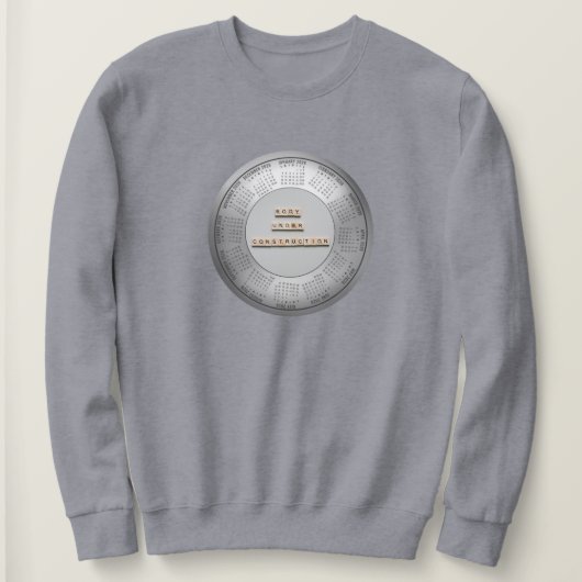 2026 Calendar Body Under Construction T-Shirt スウェットシャツ (デザイン正面)