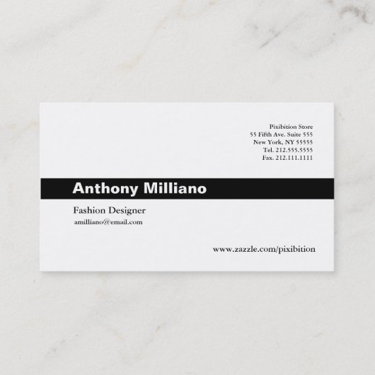 2026 Calendar Business Card horizontal White 名刺 (裏面)