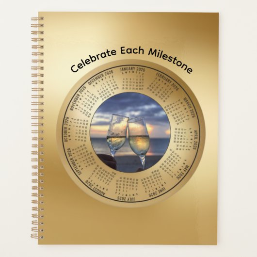 2026 Calendar Celebrate Each Milestone プランナー手帳 (正面)