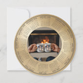 2026 Calendar Christmas with pets Holiday Card シーズンカード (裏面)