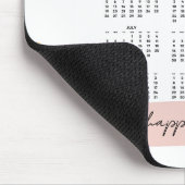 2026 Calendar Colorful Motivational Mouse Pad マウスパッド (コーナー)