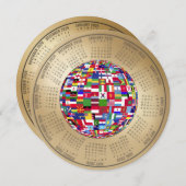 2026 Calendar Editable Thank You For Your Business シーズンカード (正面/裏面)