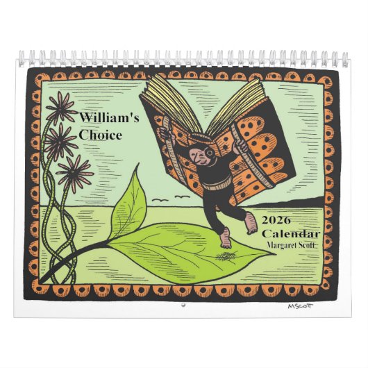 2026 calendar featuring artwork by Margaret Scott カレンダー (カバー)