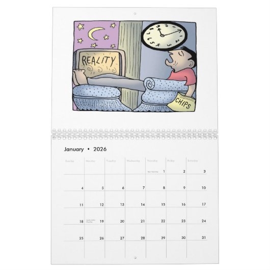 2026 calendar featuring artwork by Margaret Scott カレンダー (1月 2026)