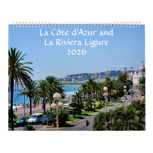 2026 Calendar French Riviera カレンダー (カバー)