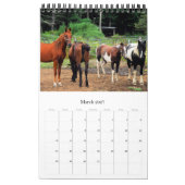 2026 Calendar Heathers Horses  カレンダー (3月 2027)