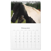2026 Calendar Heathers Horses  カレンダー (2月 2026)