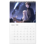 2026 Calendar (Images created by Grok) カレンダー (1月 2026)