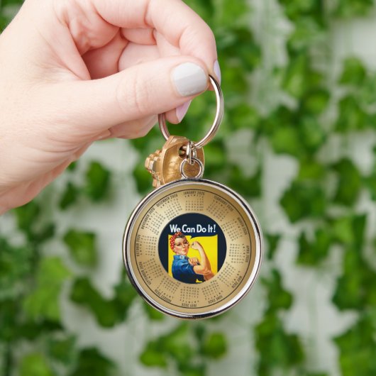 2026 Calendar Keychain We Can Do It キーホルダー (手)