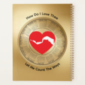 2026 Calendar Lovers' How Do I Love Thee Planner プランナー手帳 (裏面)
