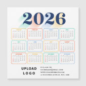 2026 Calendar Minimal Modern Elegant Custom Logo (正面)