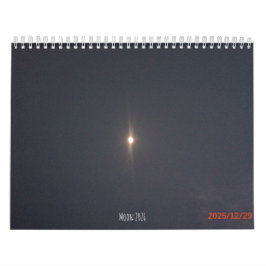 2026 Calendar moon 2026 カレンダー