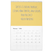 2026 Calendar Motivational Quotes Black Girl Women カレンダー (2月 2026)