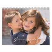 2026 Calendar Motivational With Family Photos カレンダー (カバー)