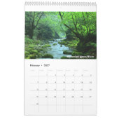 2026 Calendar , Nature landscape of Tokyo カレンダー (2月 2027)