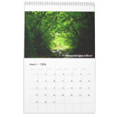 2026 Calendar , Nature landscape of Tokyo カレンダー (3月 2026)