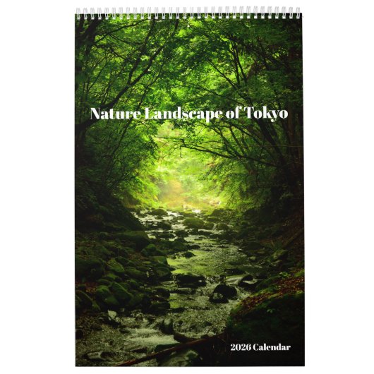 2026 Calendar , Nature landscape of Tokyo カレンダー (カバー)