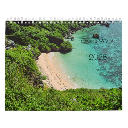2026 Calendar Ocean Views  カレンダー (カバー)