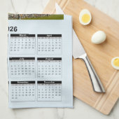 2026 Calendar of Door County Wisconsin Lighthouse  キッチンタオル (四つ折り)