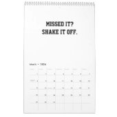 2026 Calendar Pickleball Funny Quotes Dink Paddle カレンダー (3月 2026)