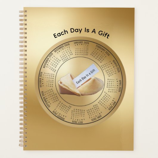 2026 Calendar Planner Each Day Is A Gift プランナー手帳 (正面)