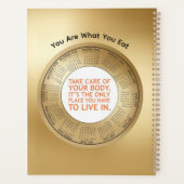 2026 Calendar Planner quote Take Care Of Your Body プランナー手帳 (裏面)