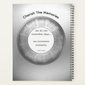 2026 Calendar Planner quote We Remember Moments プランナー手帳 (裏面)